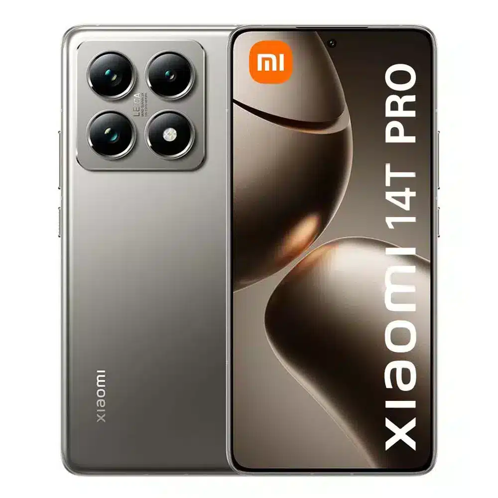 Xiaomi 14T Pro titaniun grey con cámara Leica 50 MP, pantalla AMOLED 144Hz y batería de 5000 mAh