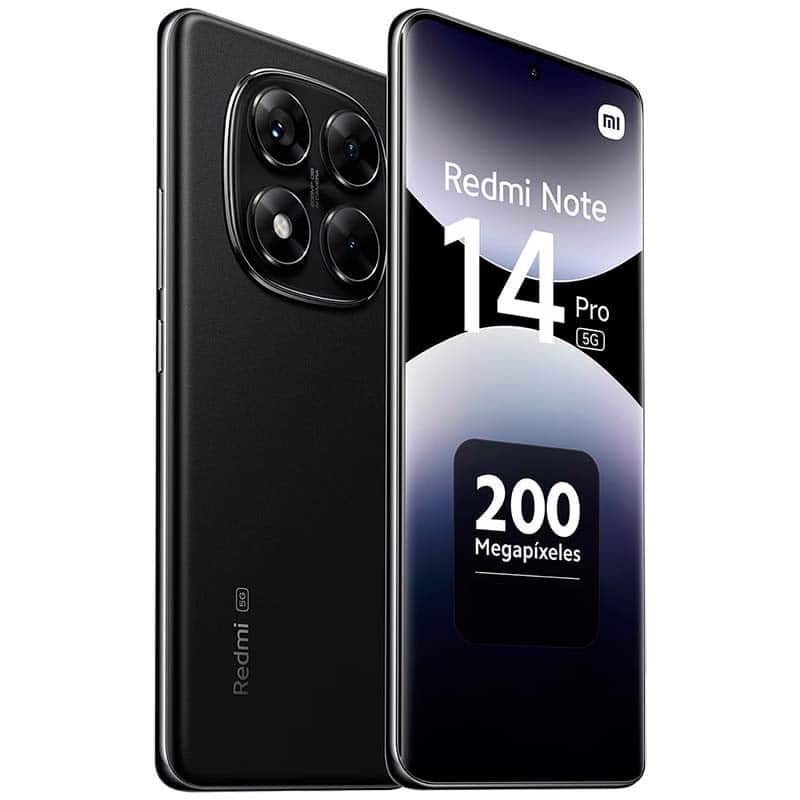 Redmi Note 14 Pro 5G con cámara de 200 MP, pantalla 120Hz y batería de 5110 mAh con carga de 45W