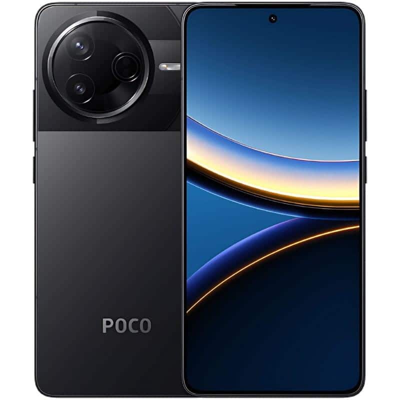 POCO F7 Pro 5G en color negro destacando módulo de cámara