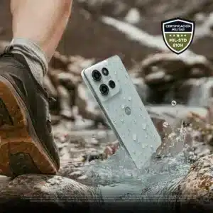 Motorola G75 5G con certificación militar MIL-STD-810H, resistente al polvo, golpes, humedad y condiciones extremas