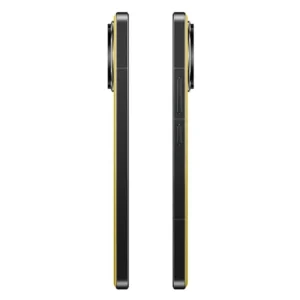 POCO F7 Ultra en amarillo — vista lateral
